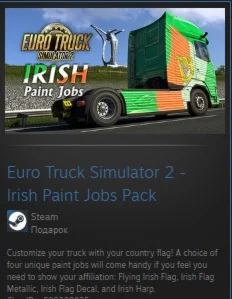 Euro Truck Simulator 2 - Irish Paint Jobs Pack GIFT ROW