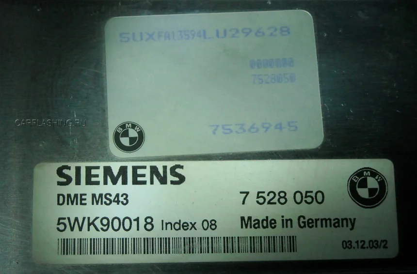 BMW X5 E53 MS43 5WK90018 7536945 full auto