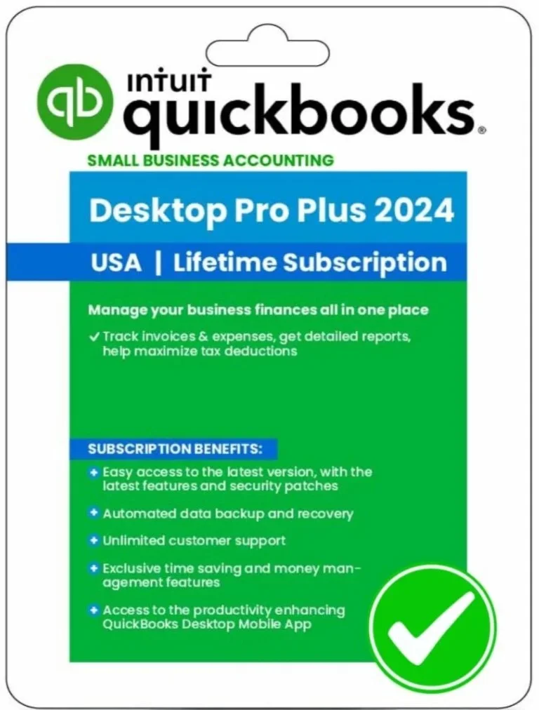 QuickBooks Desktop Pro Plus 3 Years Subscription