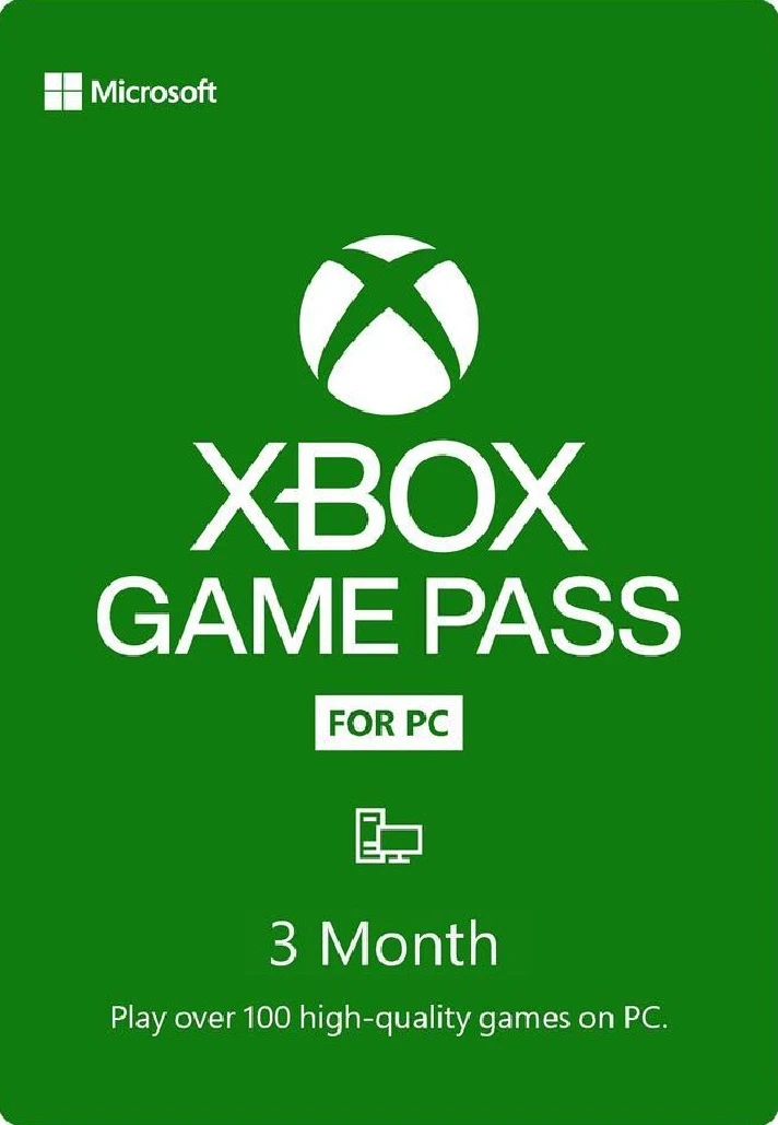 ⚡Xbox Game Pass for PC/3 Months/EU KEY/RENEWAL⚡