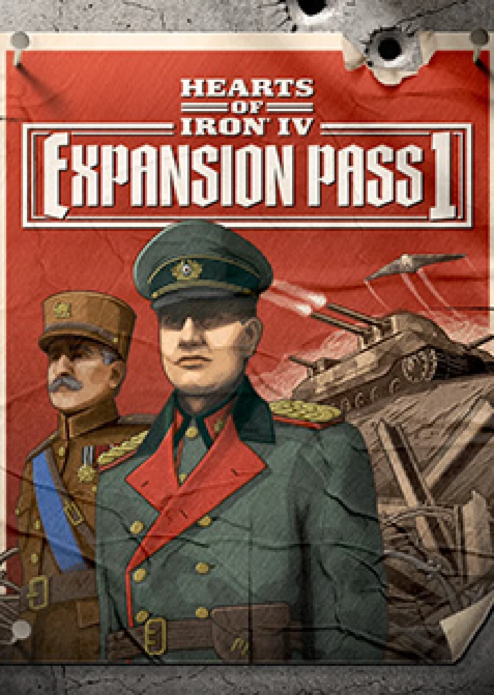 Hearts of Iron IV: Expansion Pass 1 💳 0% 🔑RU+CIS+TR