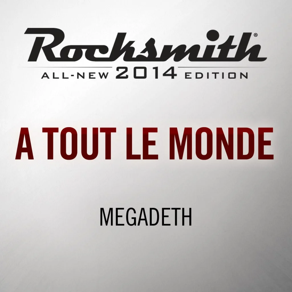 Rocksmith 2014 A Tout Le Monde - MegadethPS4ПСН