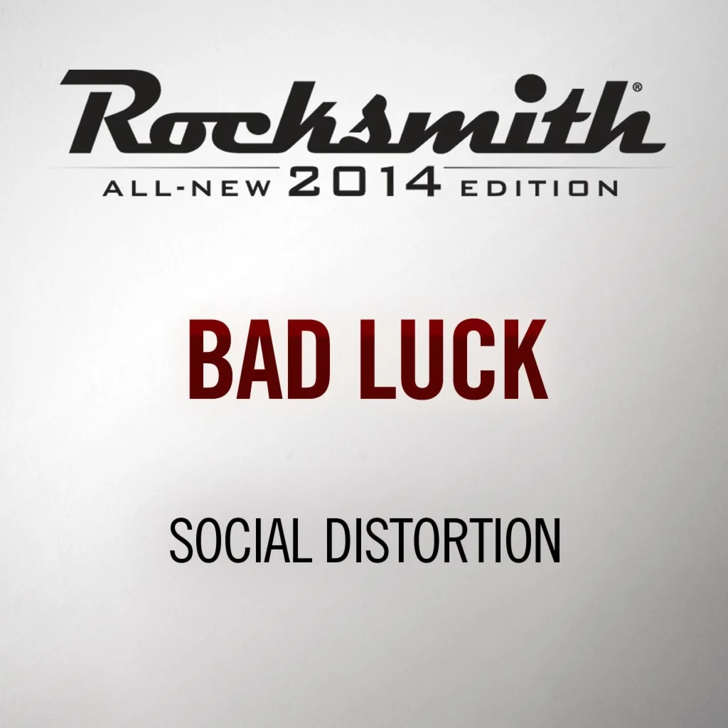 Rocksmith 2014 Bad Luck - Social DistortionPS4ПСН