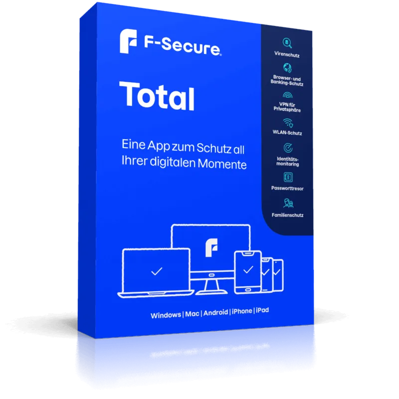 F Secure TOTAL  1 год / 3 устройства (подписка) Global
