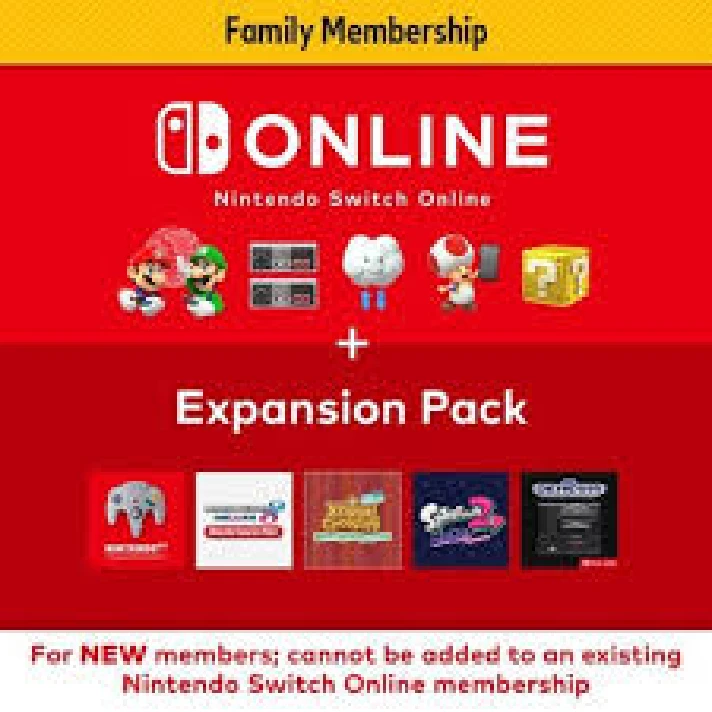 🔥Nintendo Switch Online Family Membership 12 MONTHS🔑