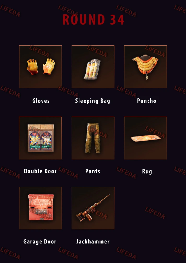 🔥 RUST SKINS✦ TWITCH DROPS✦Rounds 34✦ 8 ITEMS + 🎁