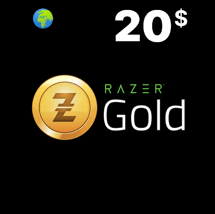 RAZER GOLD GIFT CARD 20$ USD Global