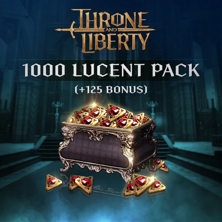 THRONE AND LIBERTY - 1,000 Lucent Pack (+125 Bonus)✅PSN