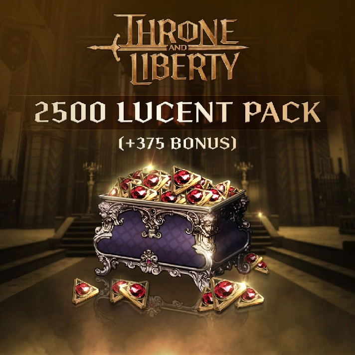 THRONE AND LIBERTY - 2,500 Lucent Pack (+375 Bonus)✅PSN