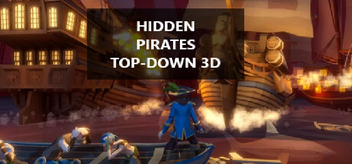 ✅ Hidden Pirates Top-Down 3D STEAM KEY REGION GLOBAL