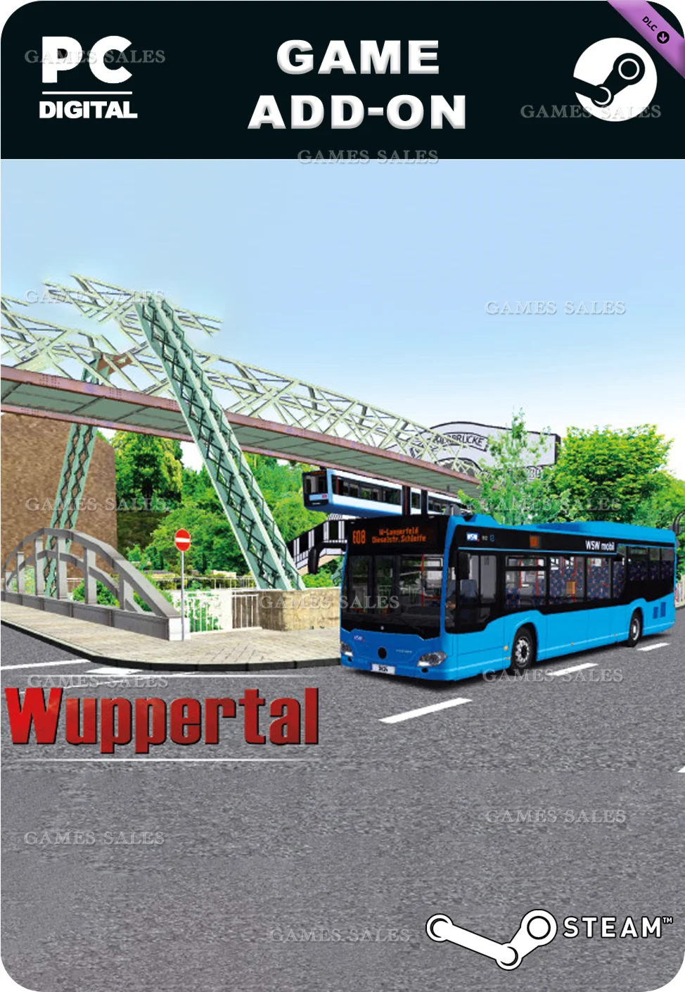 OMSI 2 ADD-ON WUPPERTALSTEAM GIFT????АВТОДОСТАВКА????