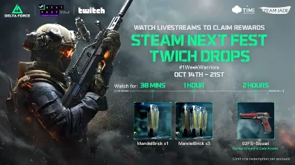 🔥 DeltaForce ⭐ Twitch Drops ⭐ 92FS skin