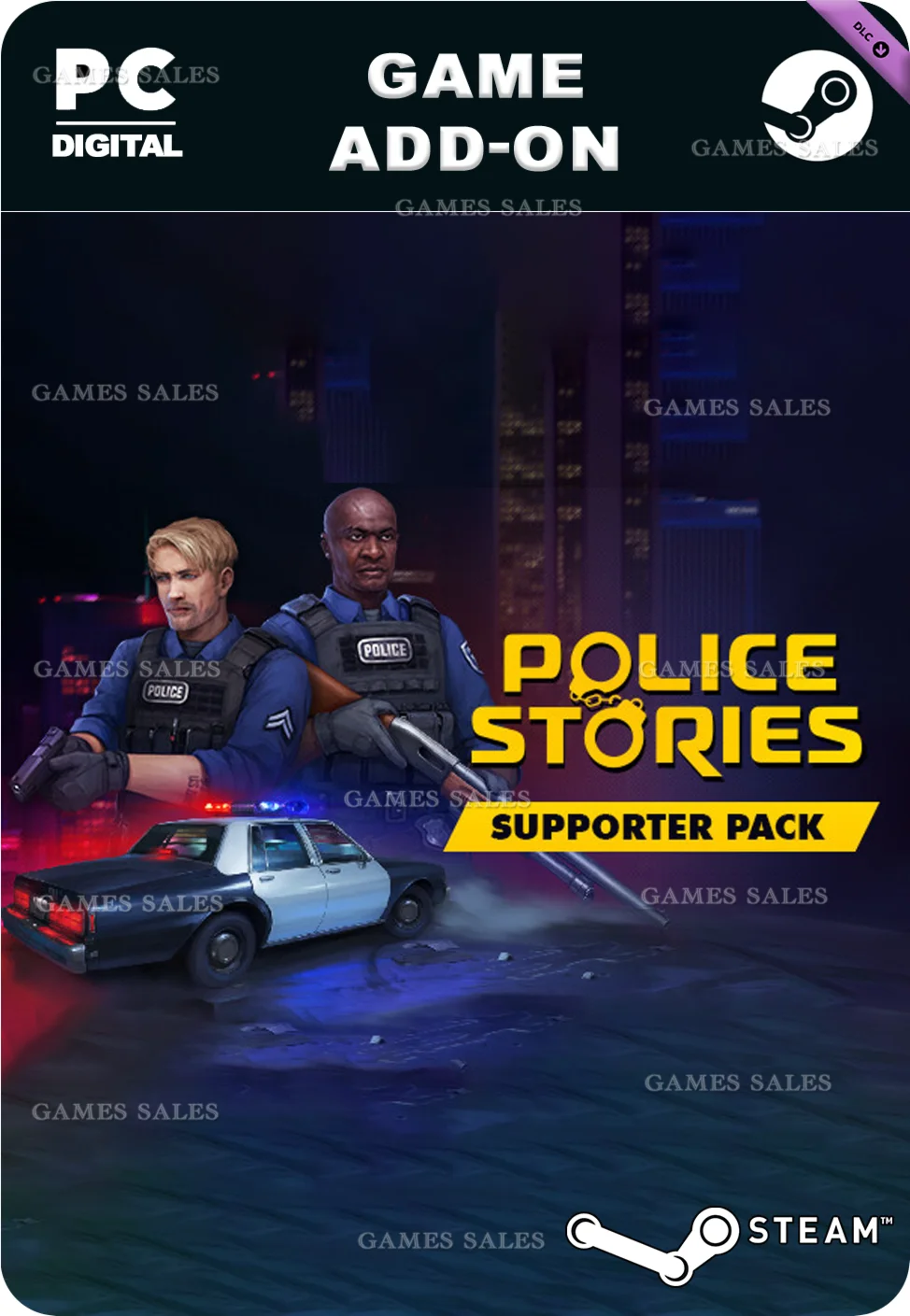 POLICE STORIES - SUPPORTER PACKSTEAM GIFT????АВТО