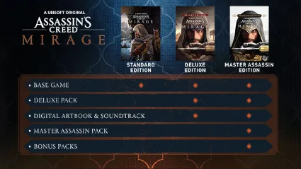 Assassin´s Creed: Mirage + выбор издания steam