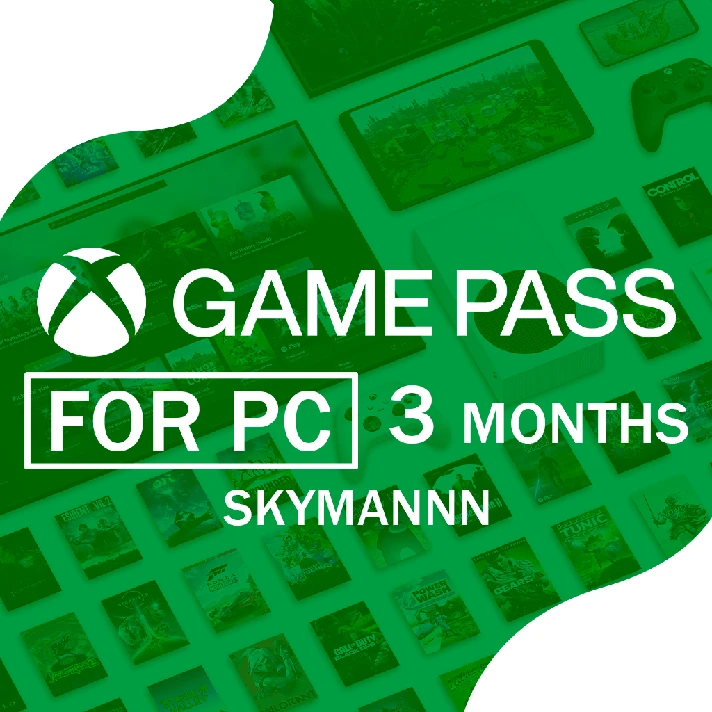 🔥Xbox Game Pass PC | 3 Months 🔑 KEY INDIA+🎁INSTANT