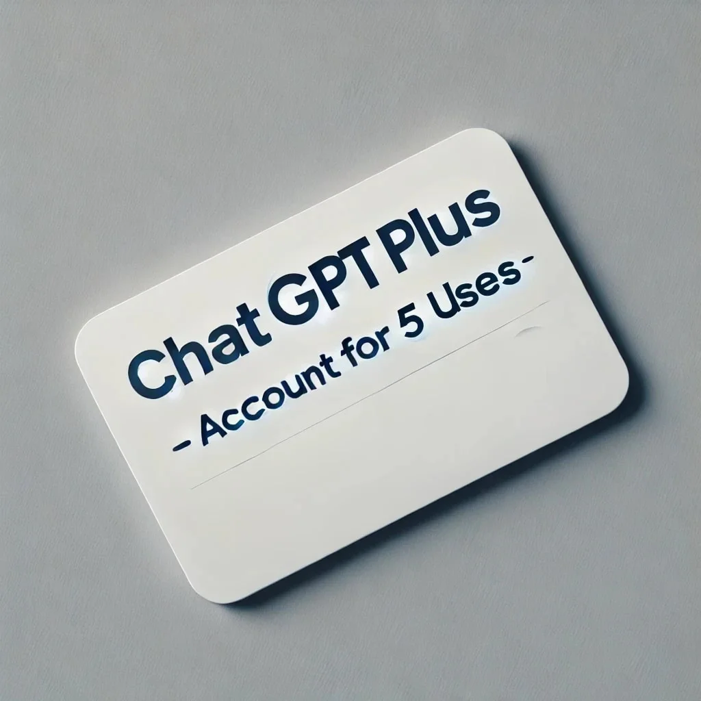 Купить Аккаунт 5 человек на аккаунте ChatGPT-4 PLUS