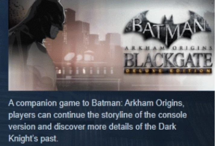 Batman: Arkham Origins Blackgate - Deluxe Edition STEAM