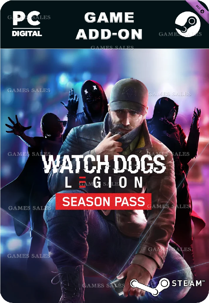 ✅💙WATCH DOGS : LEGION - SEASON PASS💙STEAM GIFT🤖AUTO