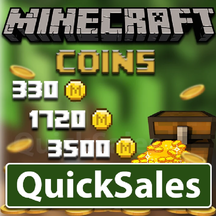 🟩⭐️MINECRAFT Minecoins Pack🔑KEY 330•1720•3500 Coins