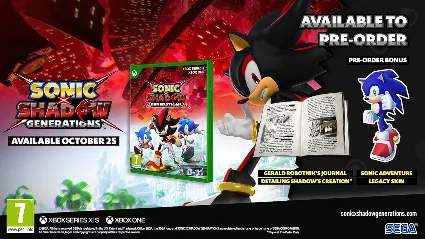 SONIC X SHADOW GENERATIONS Deluxe Xbox One  Series X|S
