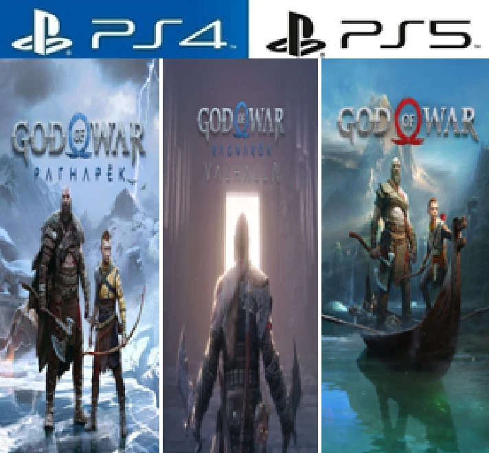 GoW Ragnorok+DLC Valhalla+GoW-PS4|PS5 Rent from 7 days