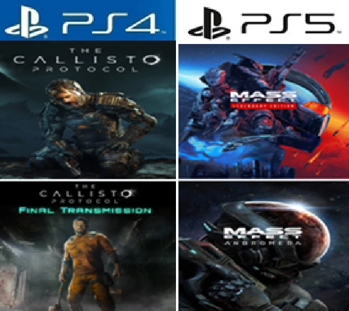 Callisto Protocol+DLC+All Mass Effect-PS4|PS5 Rent