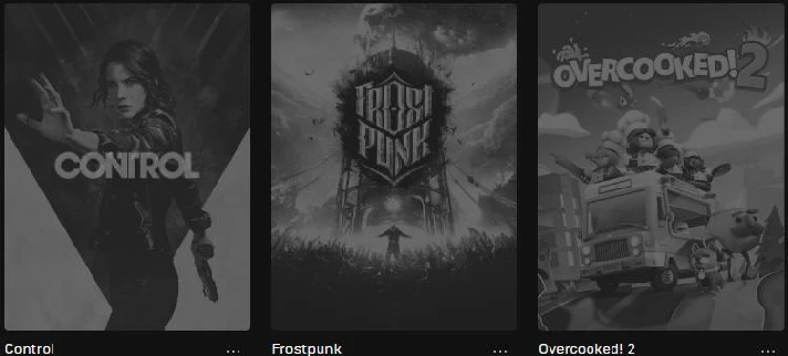 Control | Frostpunk | Overcooked! 2 | 3 в 1 (Epic, ROW)