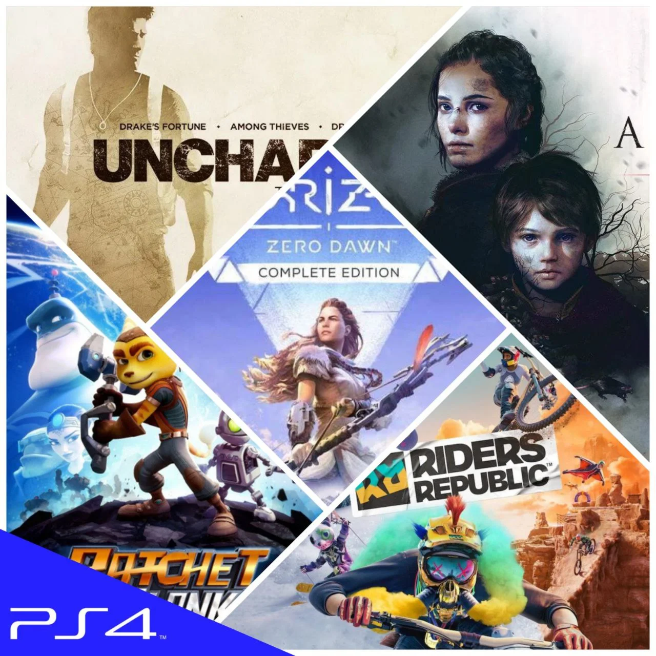 Horizon, Uncharted, Plague Tale PS4 14 ДНЕЙ П2