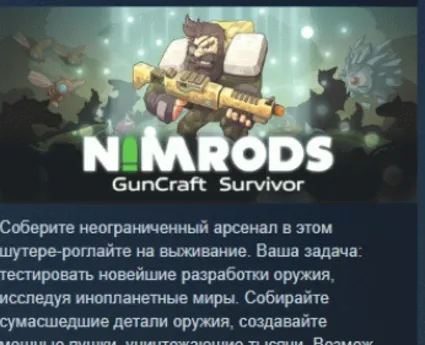 NIMRODS: GunCraft Survivor 💎 STEAM GIFT РОССИЯ