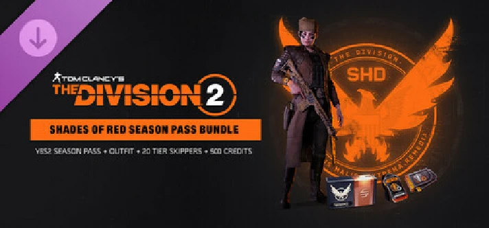 The Division 2 - SHADES OF RED SEASON PASS BUNDLE steam