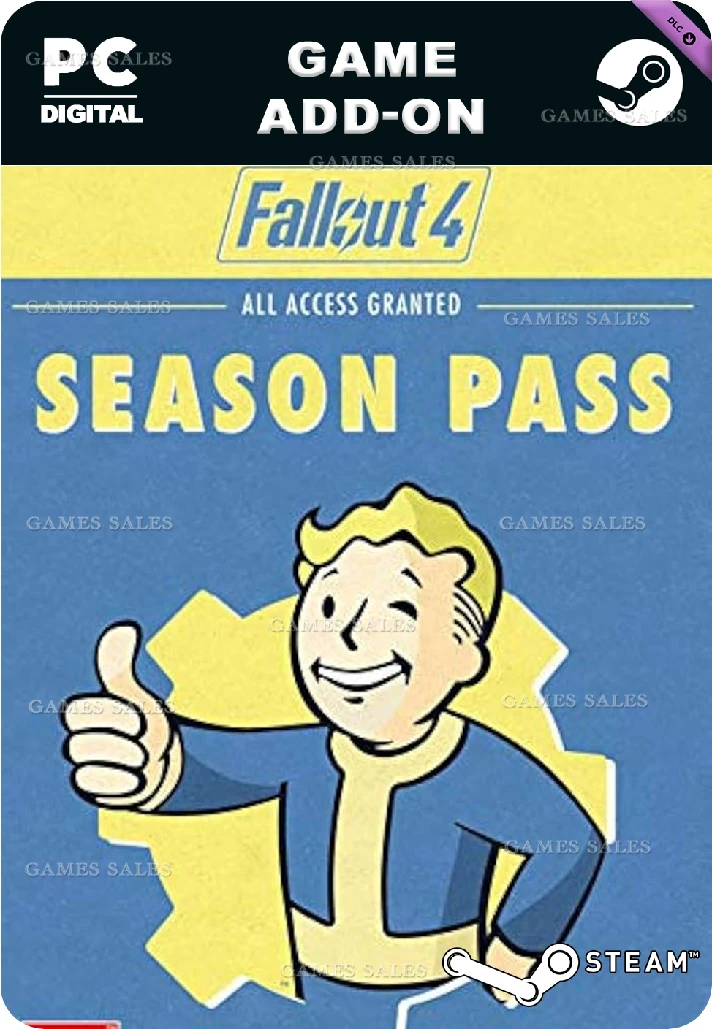 ✅💙FALLOUT 4 SEASON PASS💙STEAM GIFT🤖AUTODELIVERY🤖