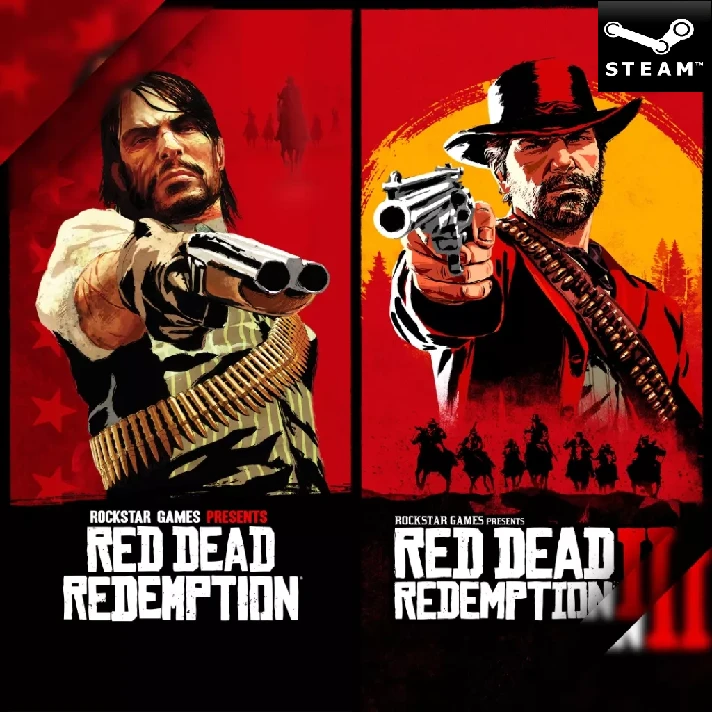 ✅RED DEAD REDEMPTION + Red Dead Redemption 2 +DLC✅STEAM