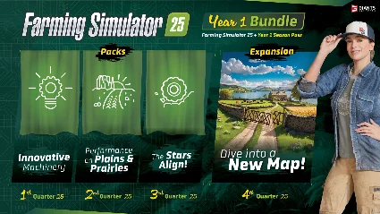 🔥 FARMING SIMULATOR 25 - 1 YEAR BUNDLE ✅ STEAM・ВСЕ DLC