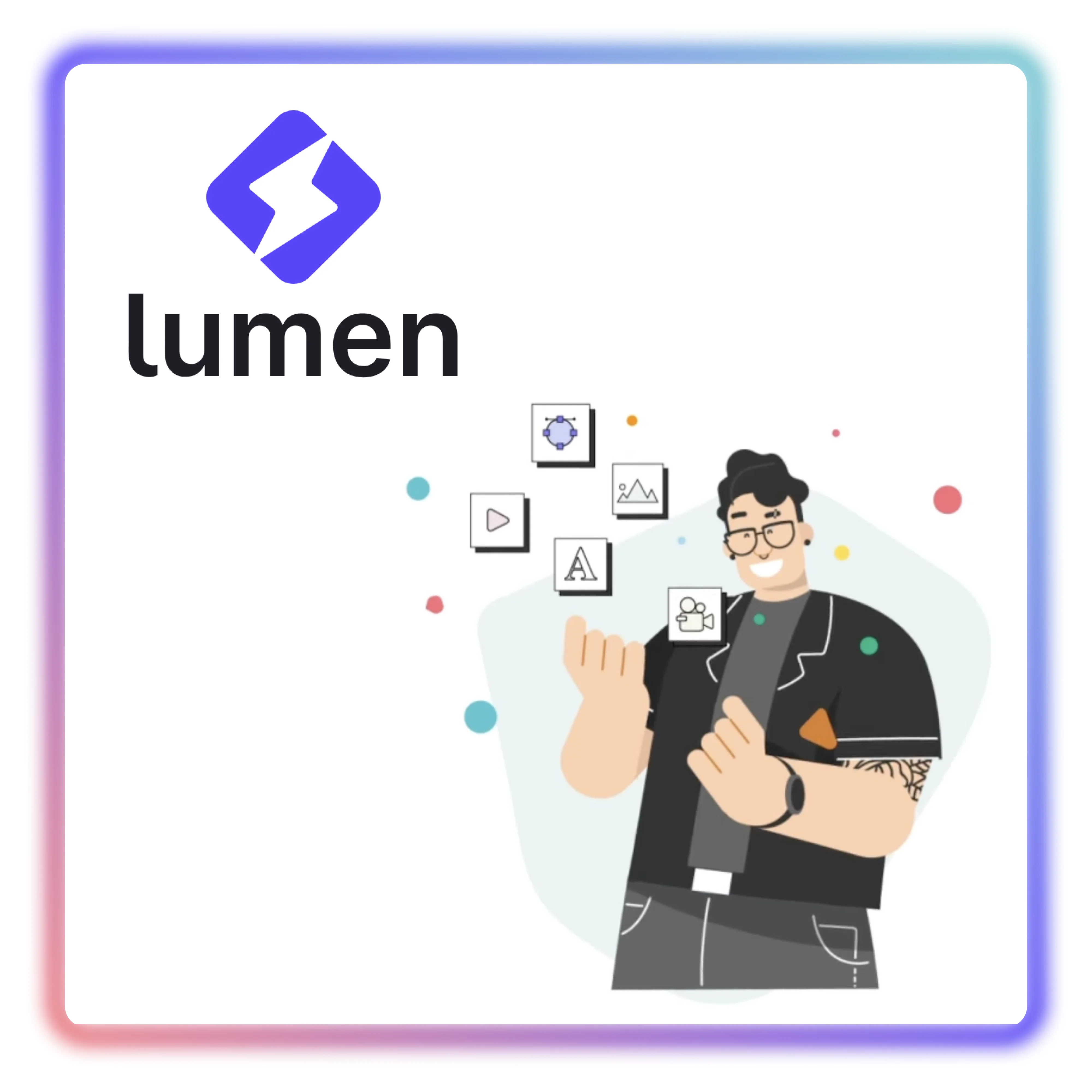  ПОДПИСКА  1-12 МЕС.  LUMEN5 ИИ БЕЗ ВХОДА