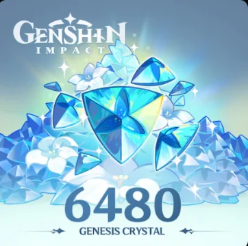 Genshin Impact: 6480 Crystals  PS4/PS5 TR