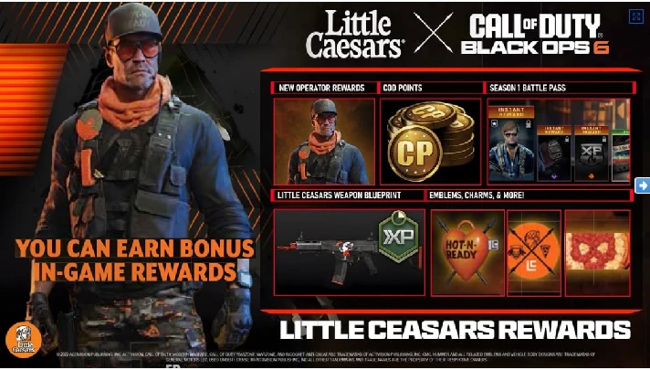 Little Caesars Cod - COD BLACK OPS 6-COD🚀AUTO🚀