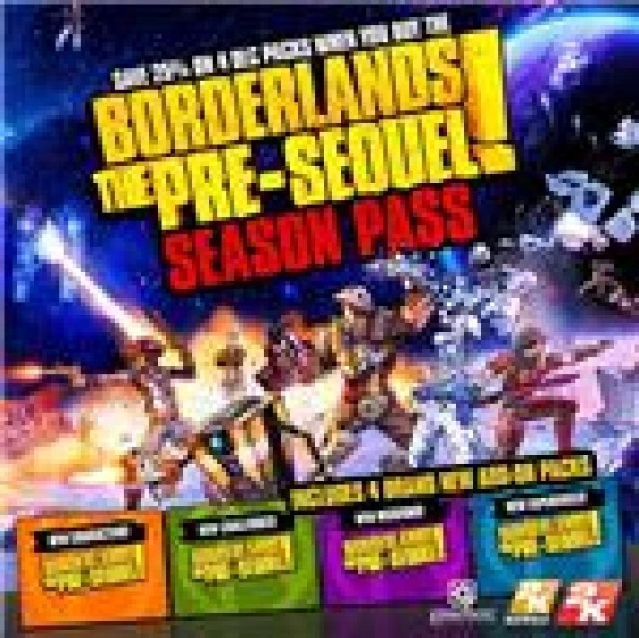 BORDERLANDS THE PRE-SEQUEL SEASON PASS / STEAM GLOBAL