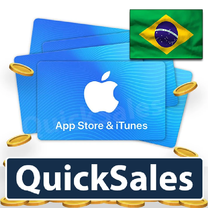 🍏ITUNES 20•30•50•75•150 BRL BRAZIL🚀GIFT CARD