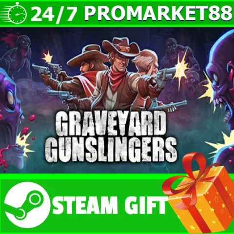 ⭐️ВСЕ СТРАНЫ+РОССИЯ⭐️ Graveyard Gunslingers STEAM GIFT