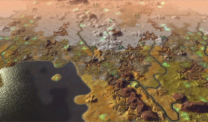 ✅Sid Meier´s Civilization: Beyond Earth Exoplanets Map