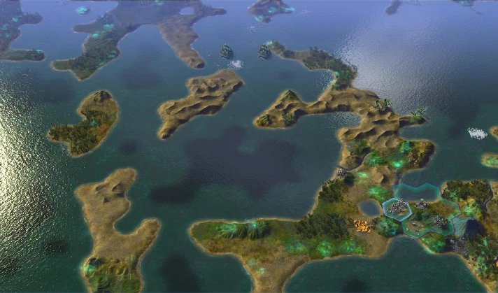 ✅Sid Meier´s Civilization: Beyond Earth Exoplanets Map