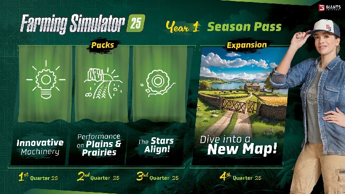 Farming Simulator 25 - Year 1 Season Pass Steam RU