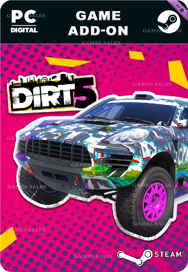 ✅💙DIRT 5 - PORSCHE MACAN T1 RALLY RAID💙STEAM GIFT🤖