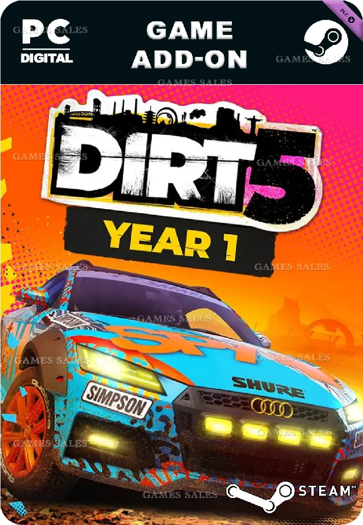 ✅💙DIRT 5 - YEAR 1 UPGRADE💙STEAM GIFT🤖AUTODELIVERY🤖