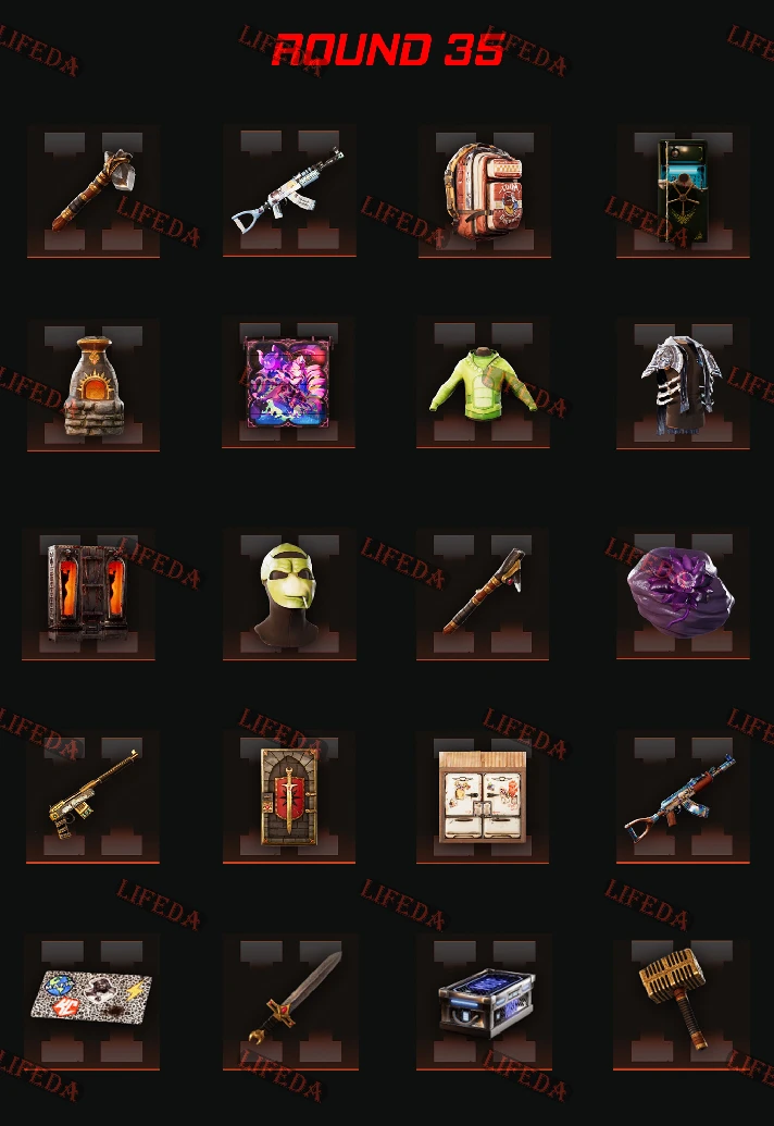 RUST SKINS✦TWITCH DROPS✦Round 34+35+36+37+38✦61 ITEMS🎁