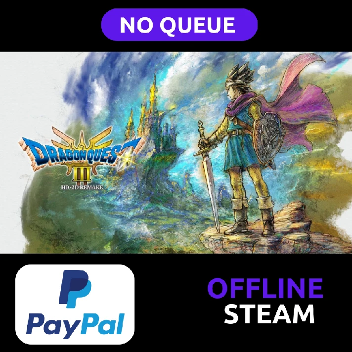 Dragon Quest 3 HD-2D Remake | NO QUEUE | PAYPAL