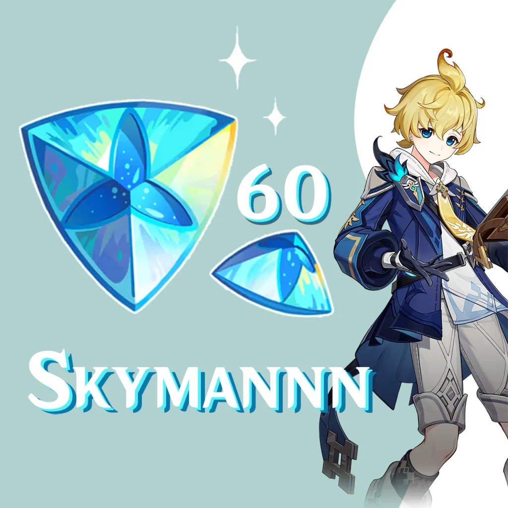 GENSHIN IMPACT | 60 КРИСТАЛЛОВ СОТВОРЕНИЯ | БЫСТРО