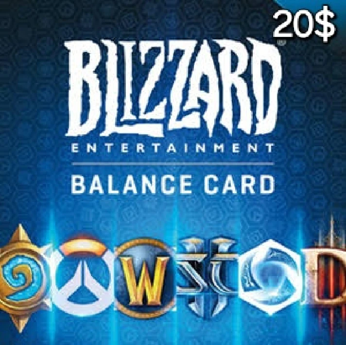 BLIZZARD GIFT CARD USA 🇺🇸 20$ (Battle.net)