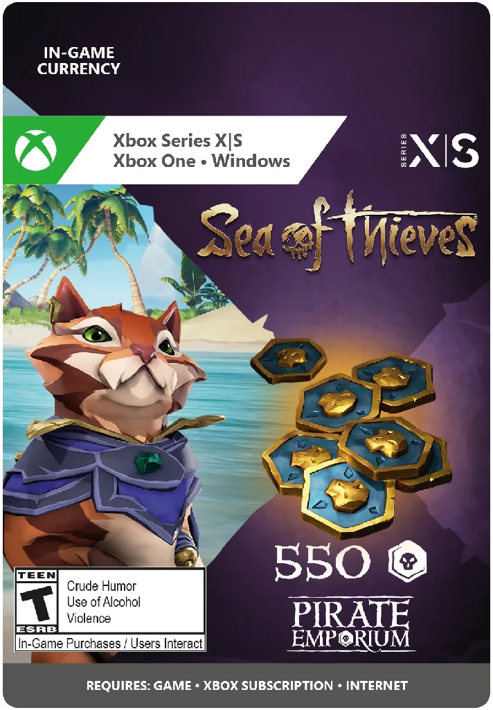 🔥SEA OF THIEVES💥550 - 12750 COINS💥STEAM/XBOX/PSN 🔑