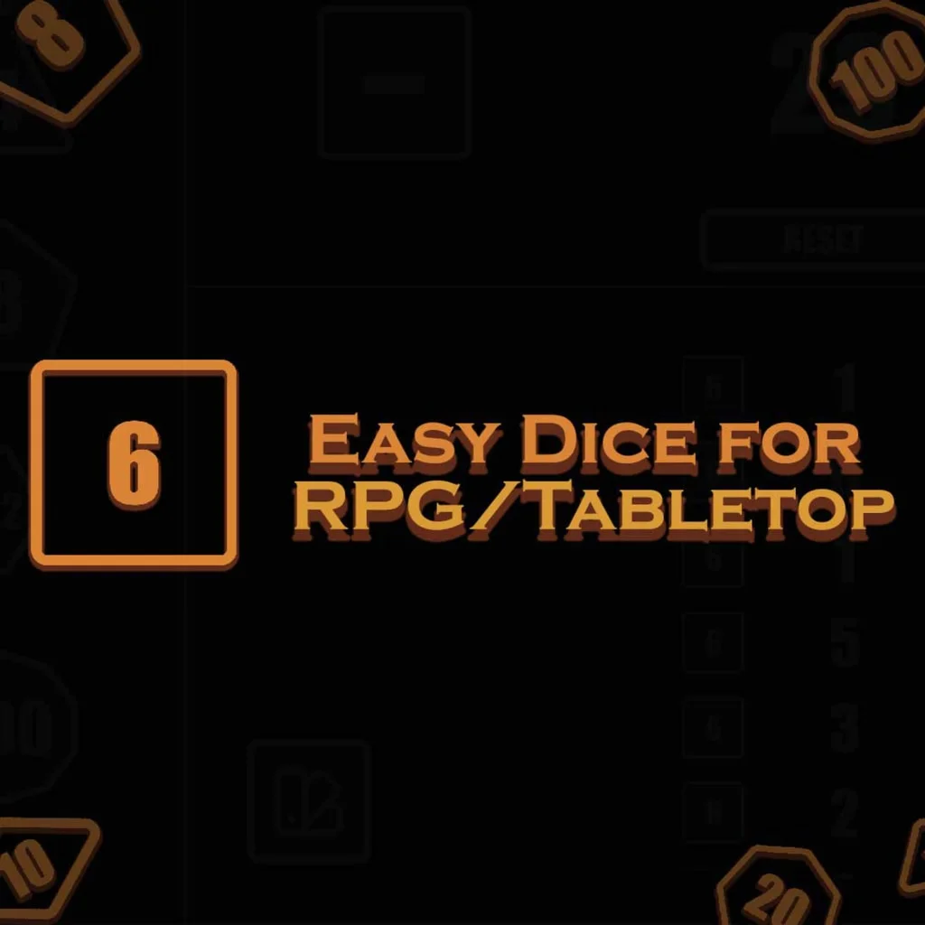 Easy Dice for RPG/Tabletop PS4 & PS5
